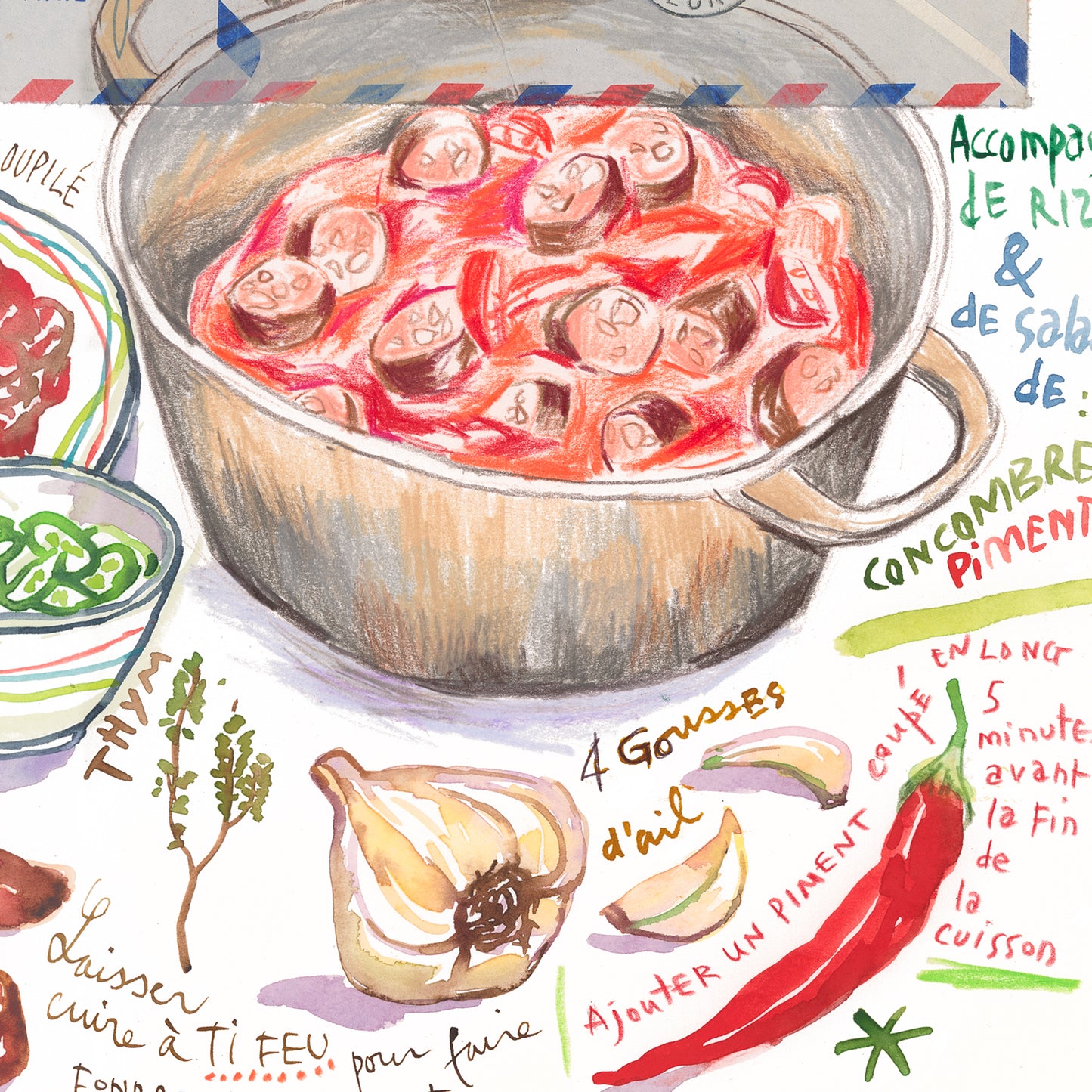 Rougail Saucisse - Indian Ocean recipe