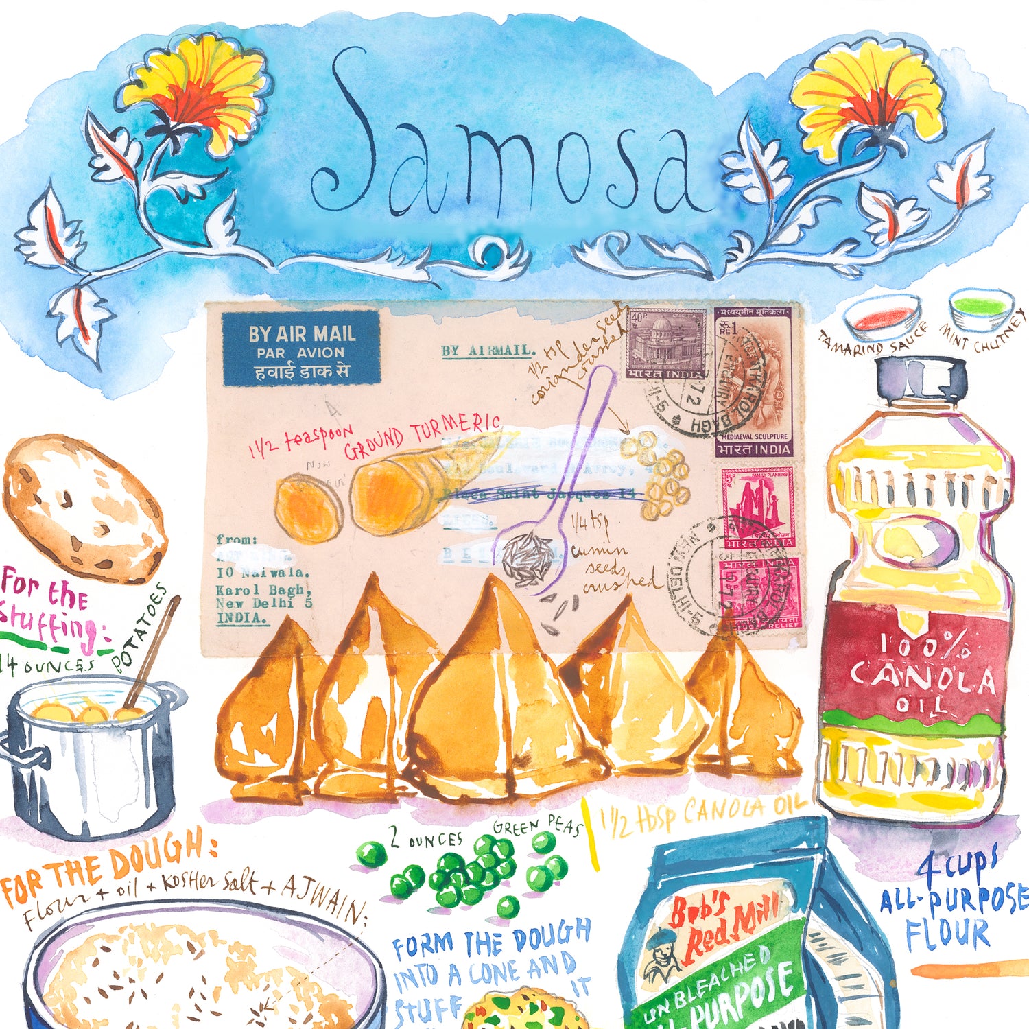 La recettes des Samoussa