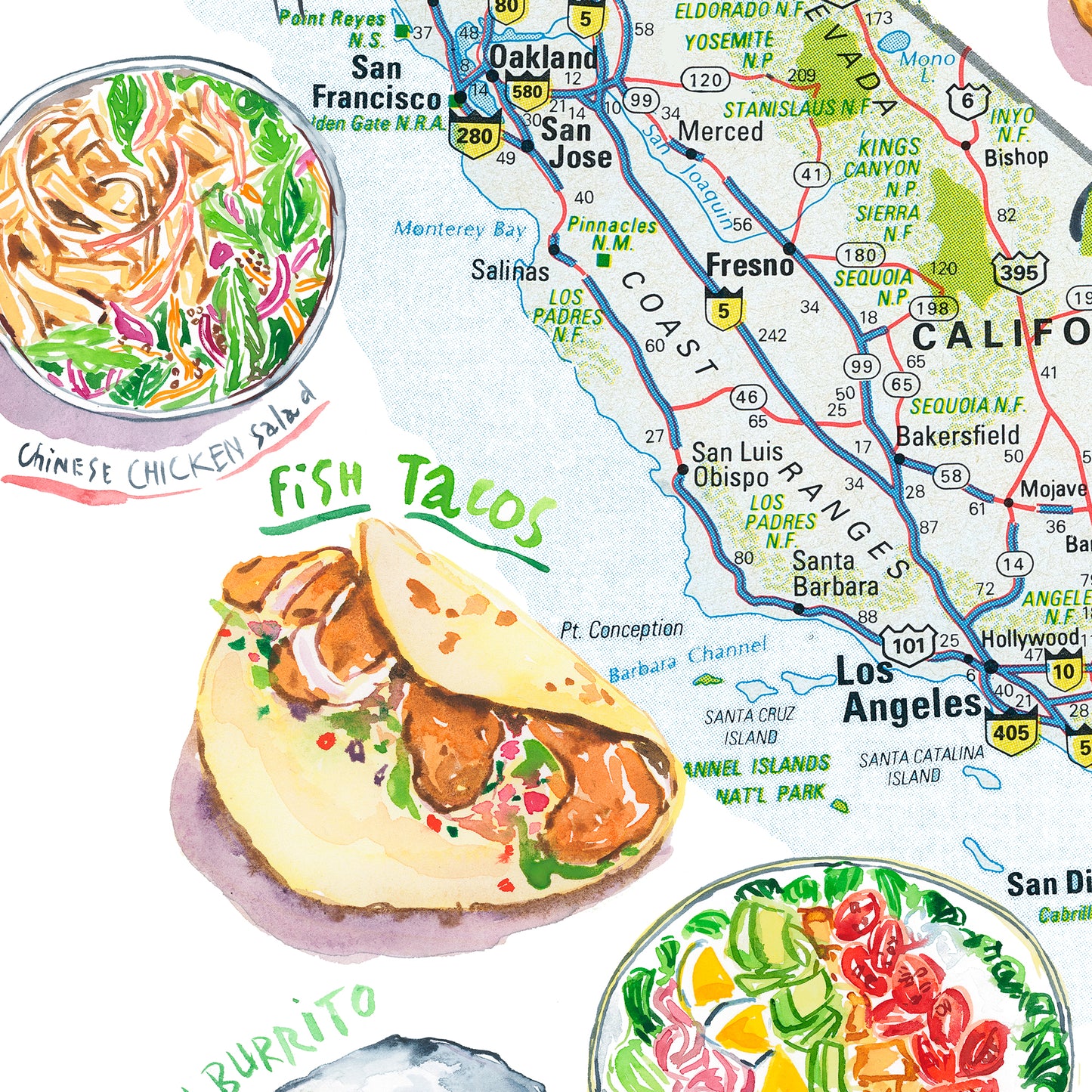 California Food Map