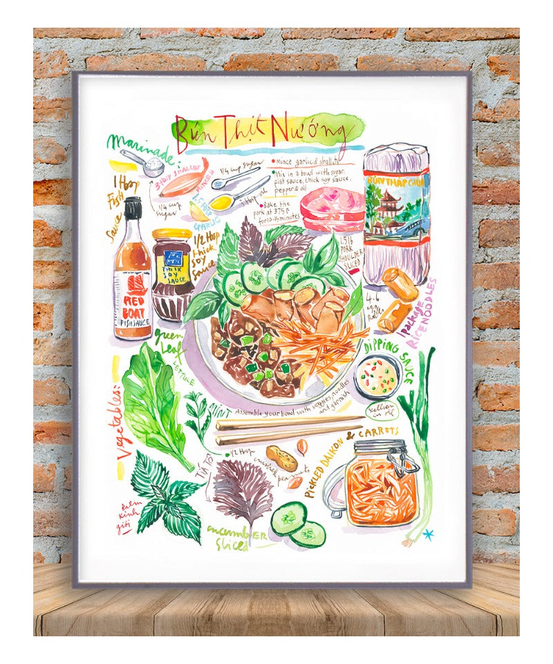Bowl Vietnamien aux Vermicelles de Riz