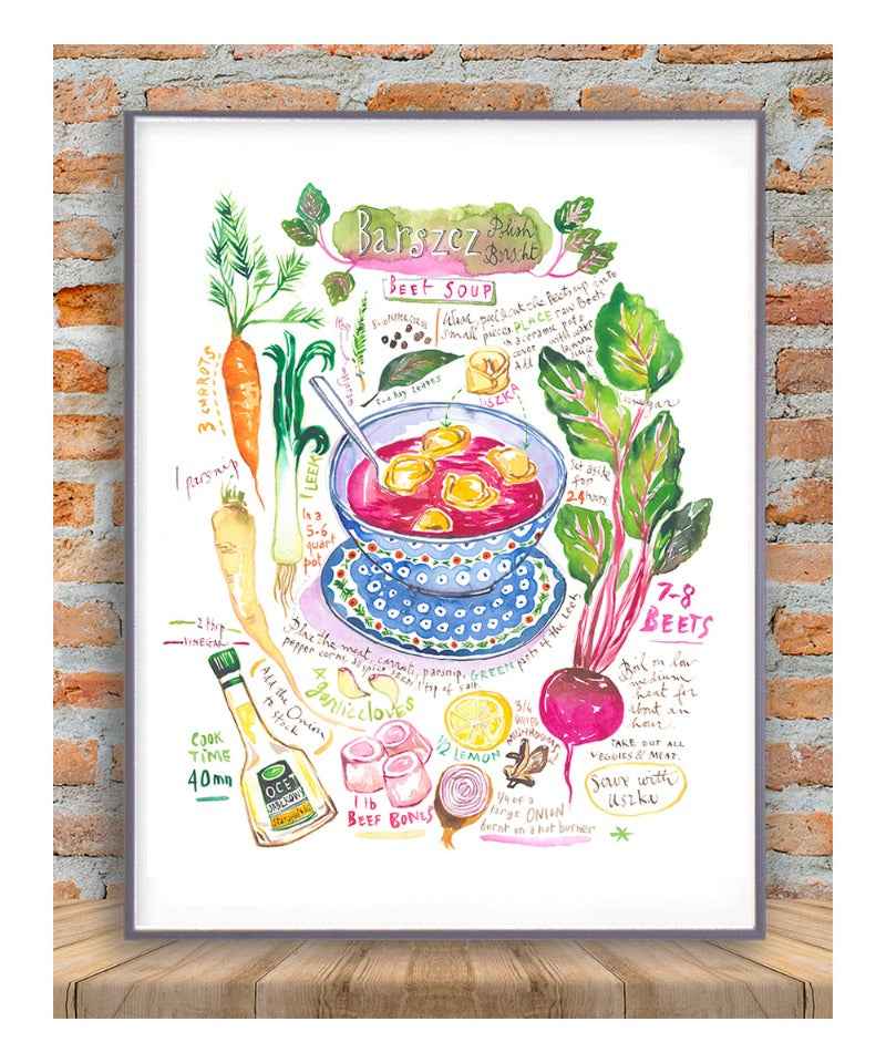 Recette de la soupe de betteraves polonaise - Bortsch