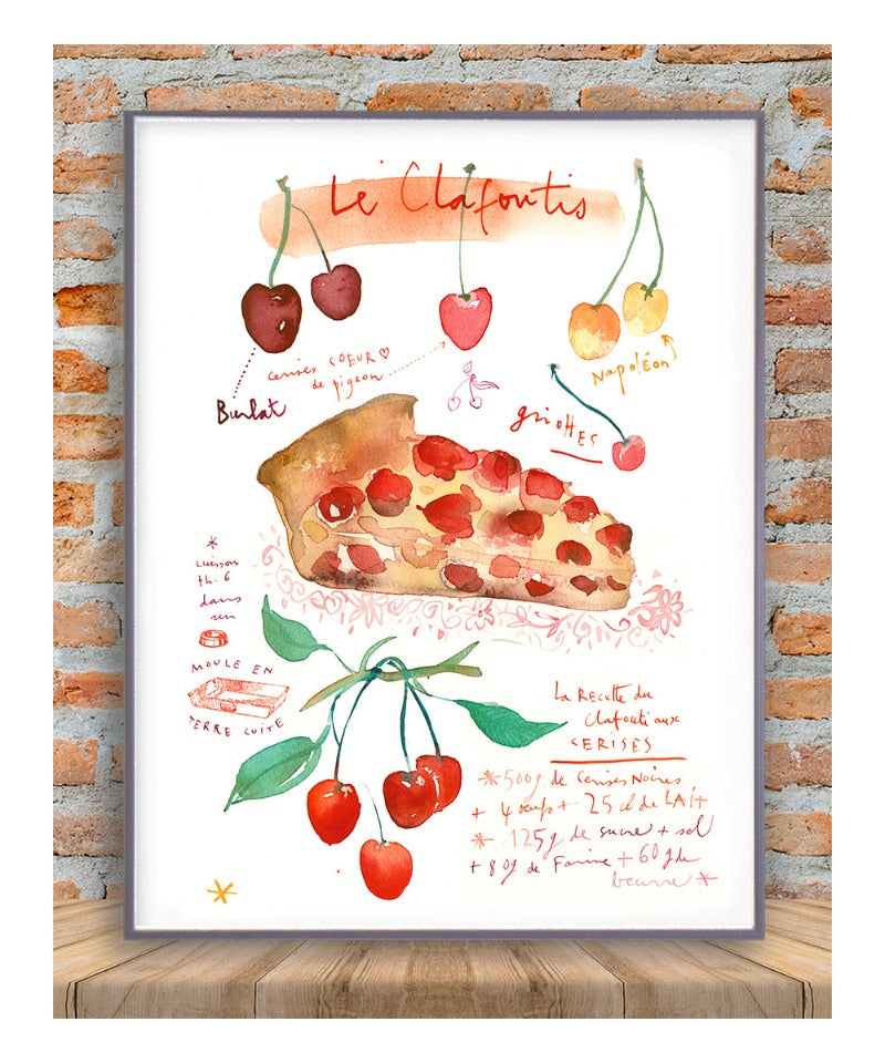 French Cherry tart recipe - Le Clafoutis