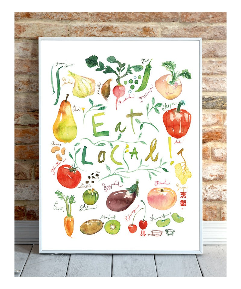 Eat Local poster