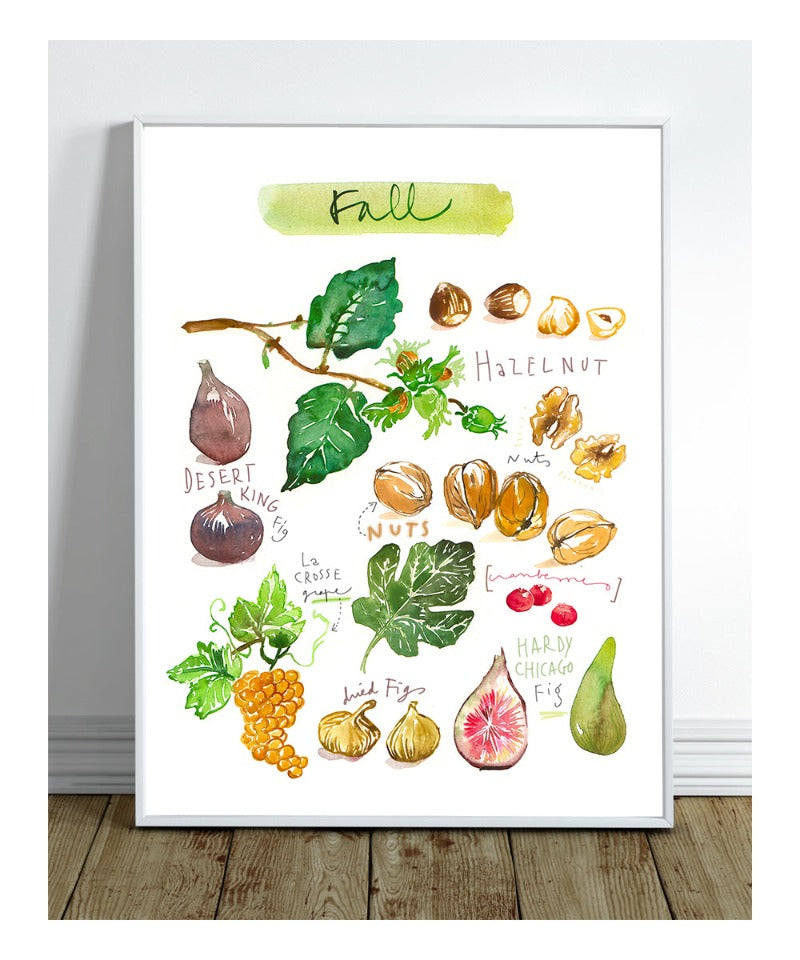 Fall fruits - In English