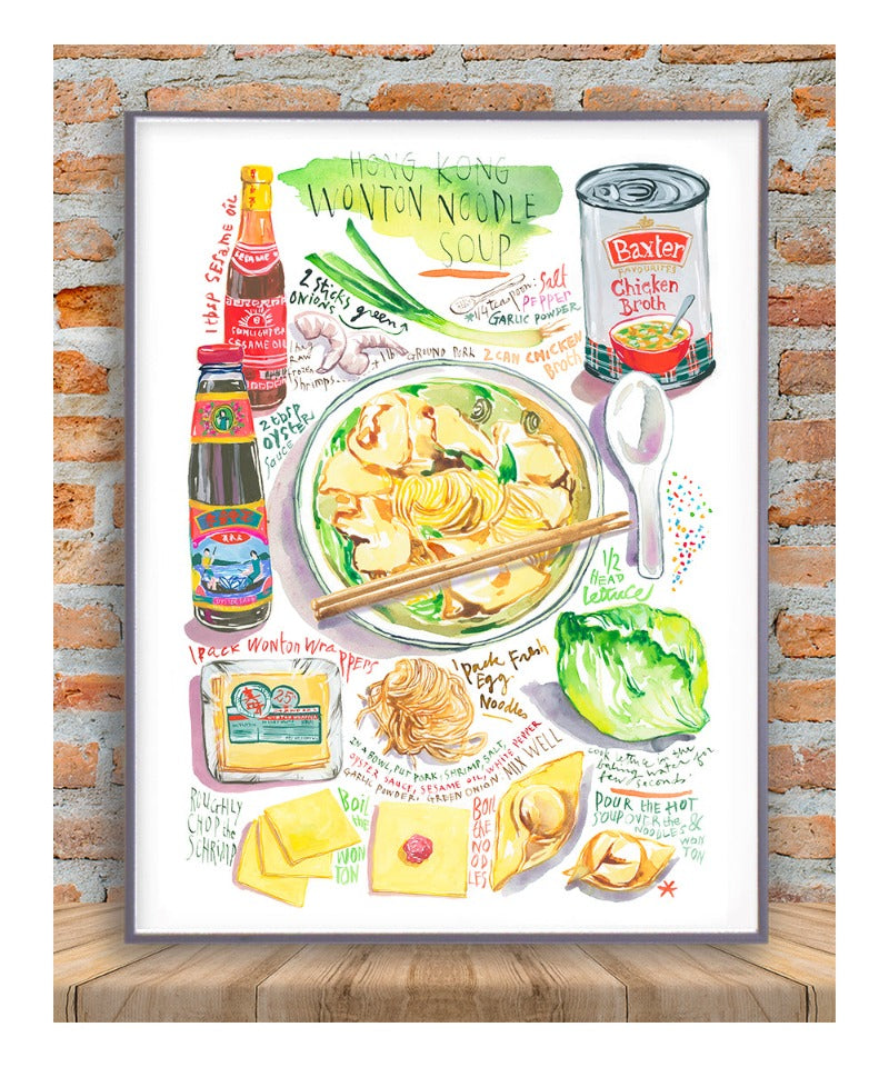 Hong Kong Wonton Noodle Soup recipe