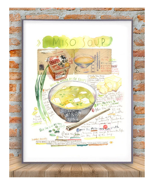 La recette de la Soupe Miso
