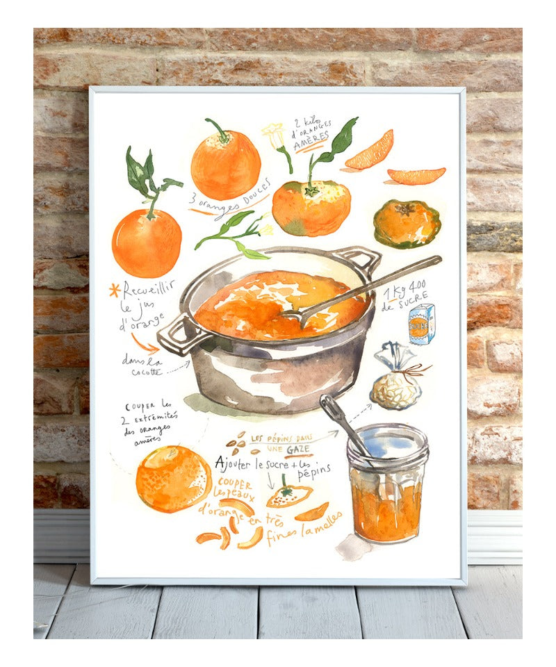 La recette de la Confiture d'Orange