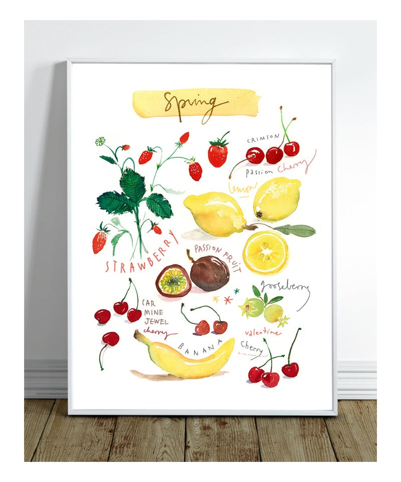 Spring fruits - In English