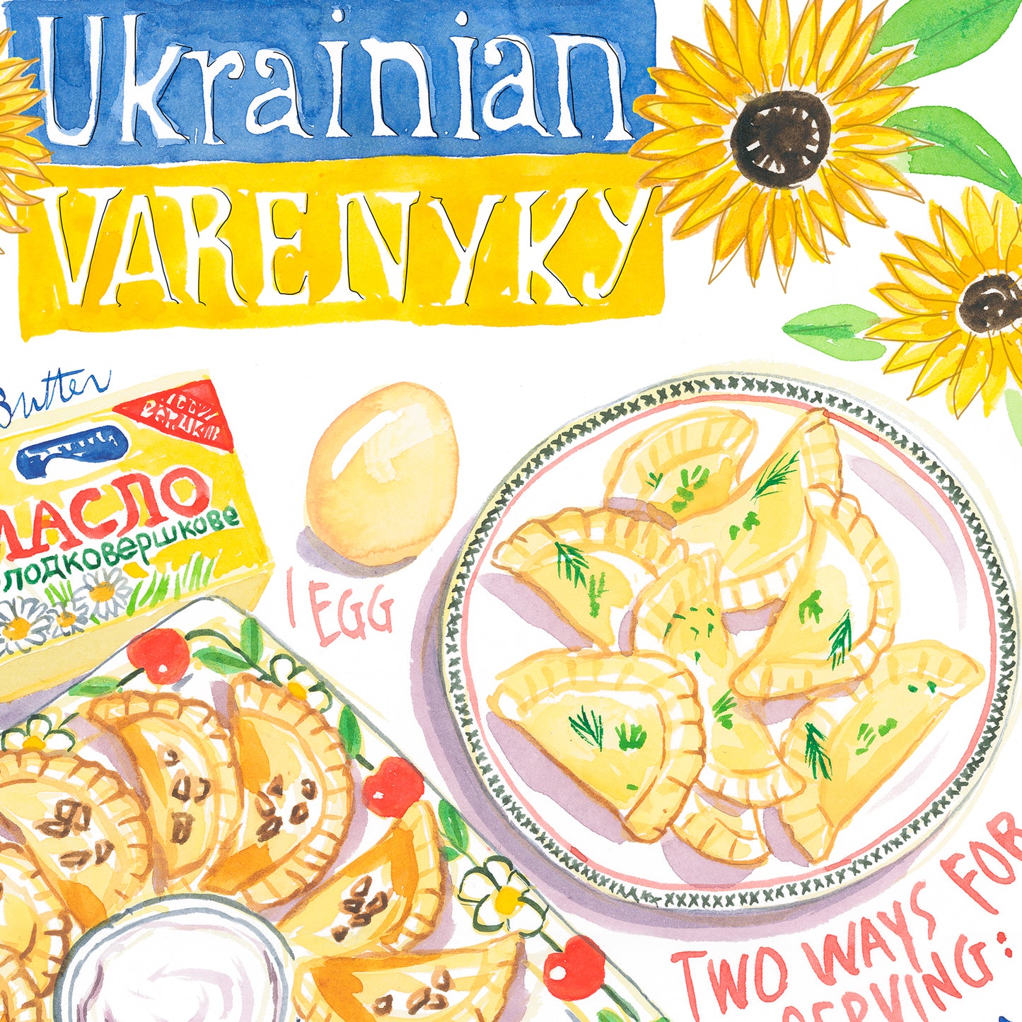 La Recette des raviolis ukrainiens - Varenyky